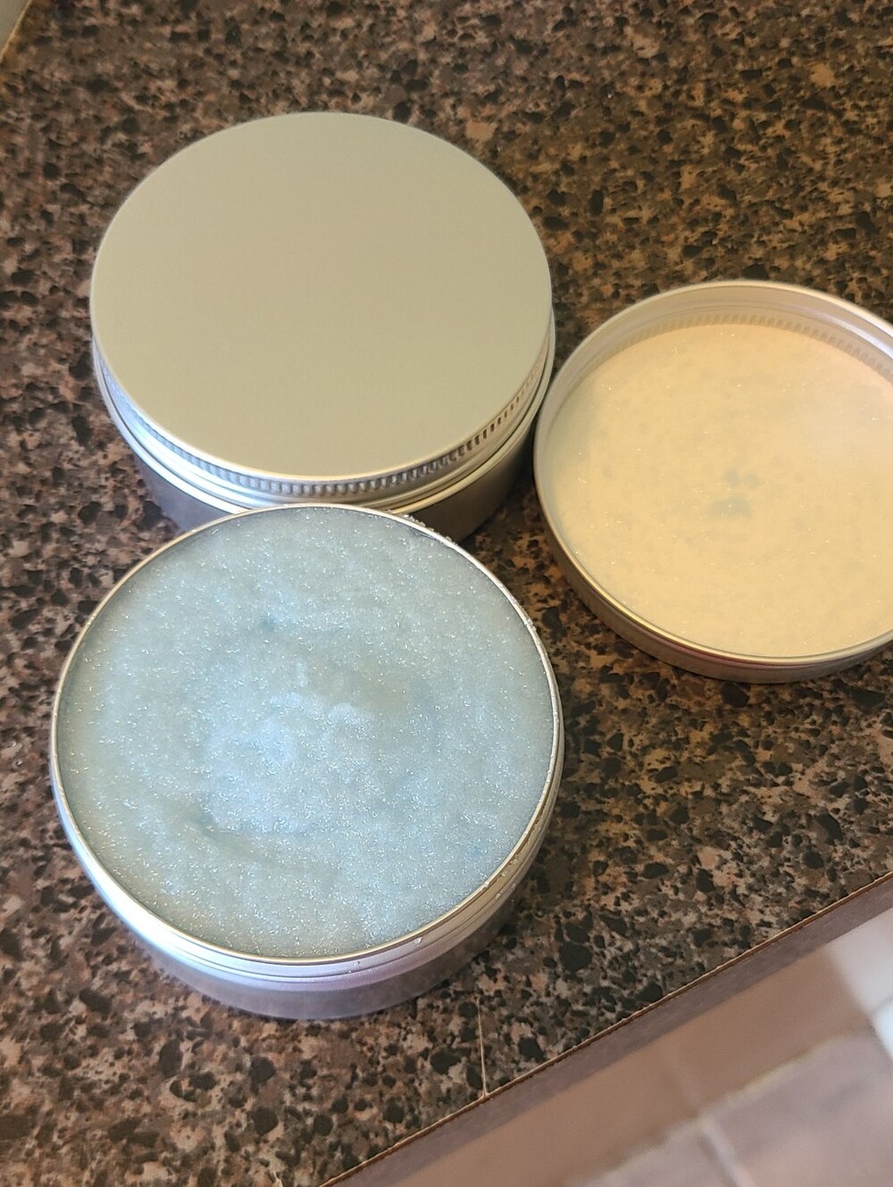 Hand Crafted Organic Sugar Scrub In Ocean